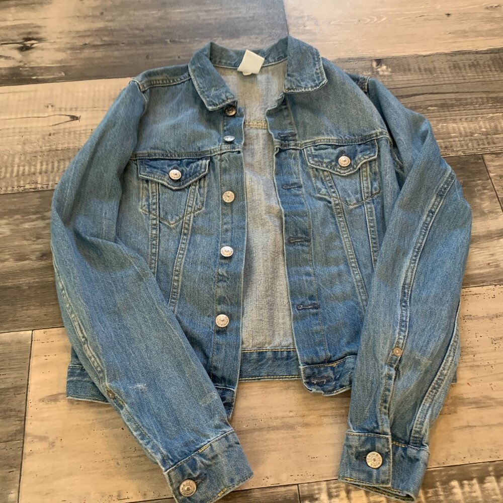 H&M Light Blue Denim Jean Jacket